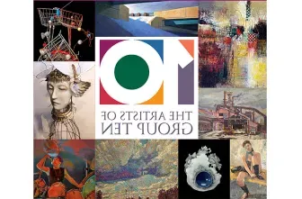 Artists of Group 10 promo for exhibition